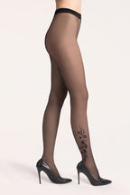 Collant con decoro 20 den – trasparenza velata decoro