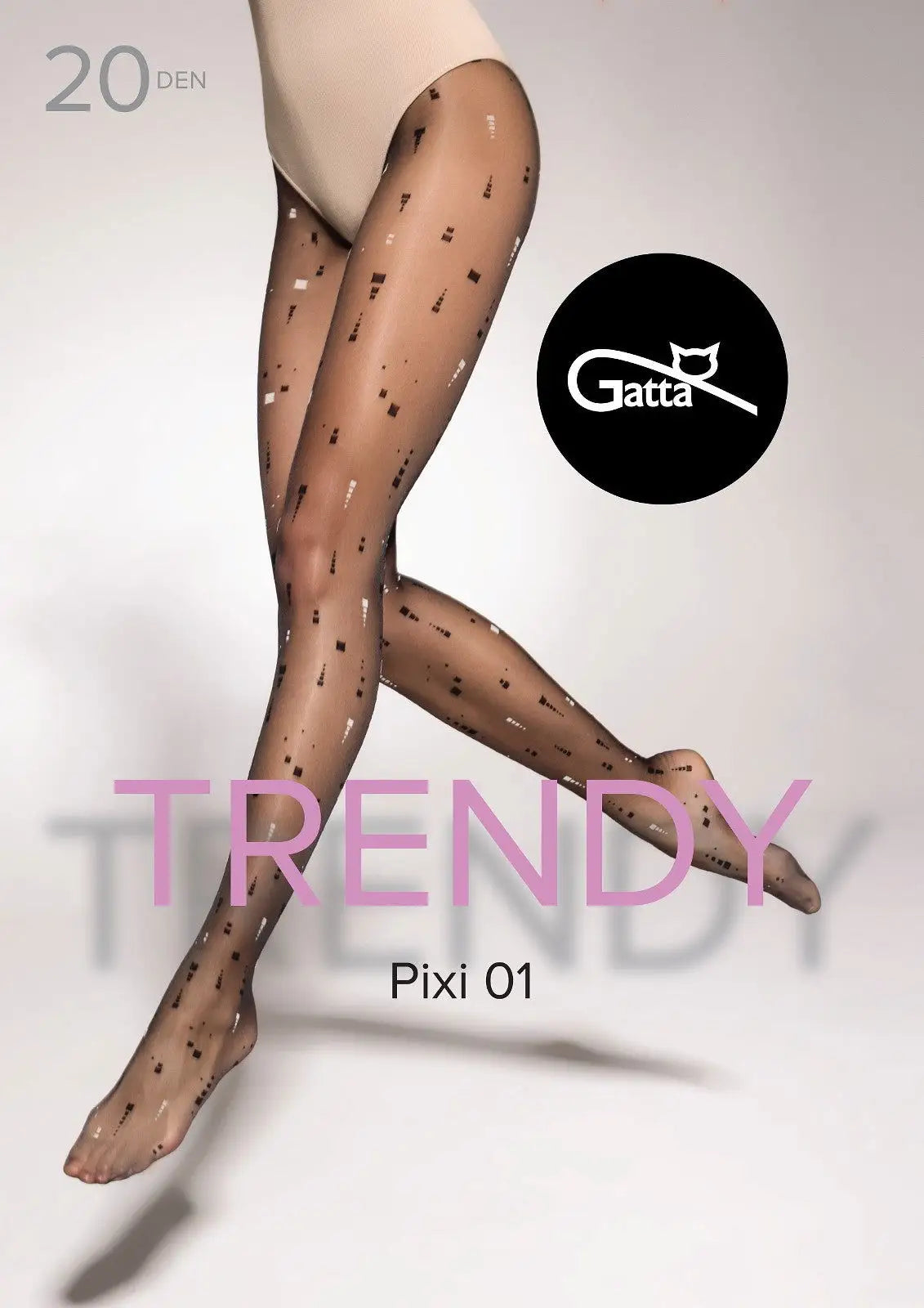 Collant in lycra fantasia - pixi 01 - 20 den