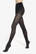 Collant modellanti push-up con fantasia geometrica 30 den
