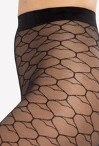 Collant velati con fantasia a cuori - 20 den - lovely 09