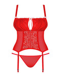 Corsetto in pizzo con perizoma abbinato | blossmina