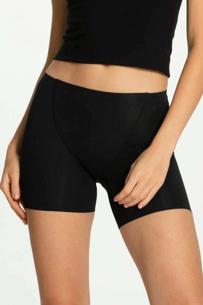 (cotton mood) slip bermuda shorts in cotone elasticizzato