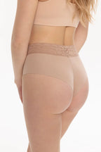 (cotton mood) slip brasiliano da donna a vita alta