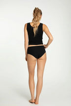 (cotton mood) slip midi da donna in cotone senza cuciture