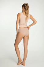 (cotton mood) slip midi da donna in cotone senza cuciture
