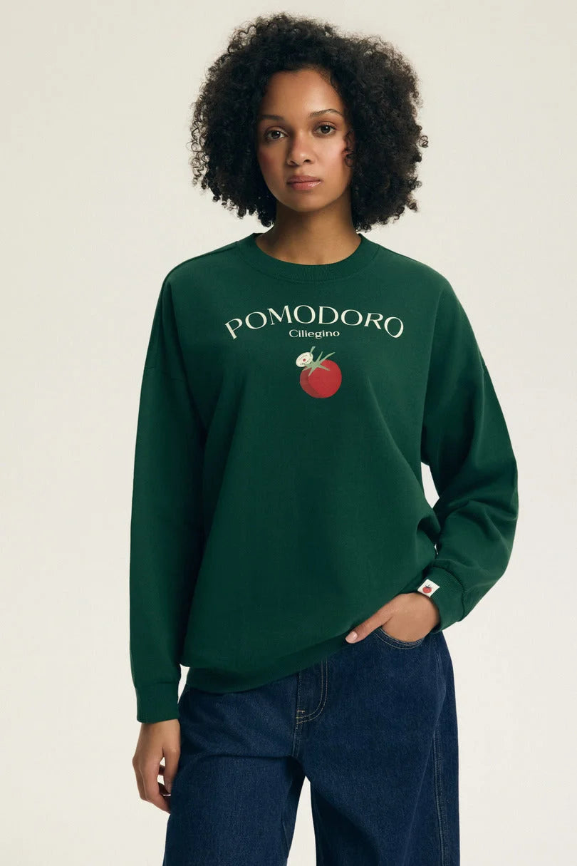Dessie | felpa donna - pomodoro ciliegino