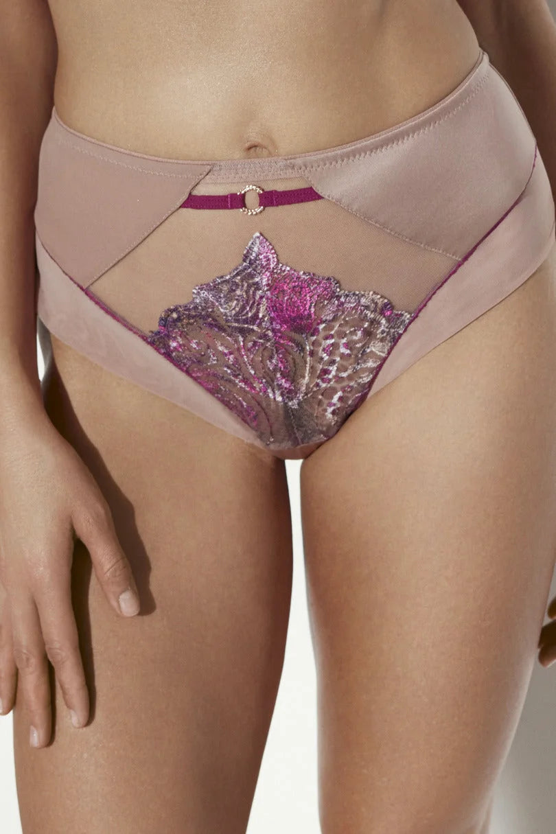 Divine - 2271/b - slip brasiliano da donna in tessuto
