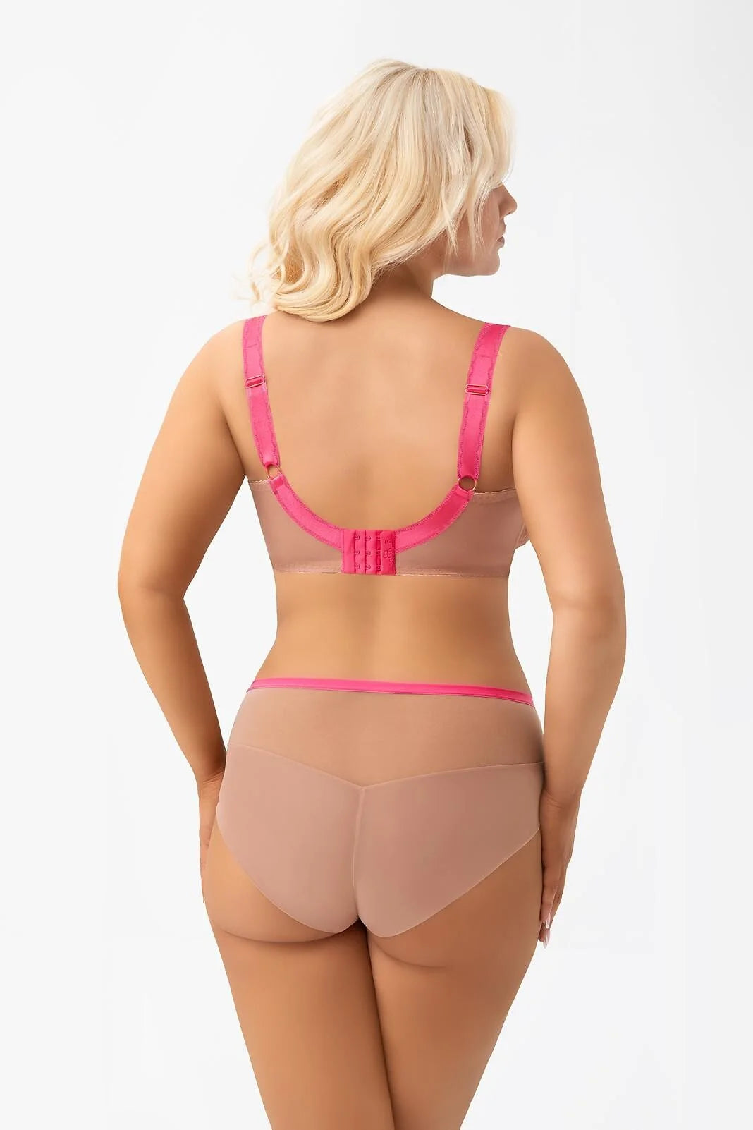 Nadine - f014 - slip a vita alta in tulle e ricamo