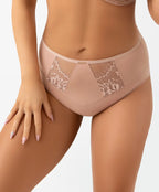 Evia - k938 - cappuccino - slip donna in microfibra