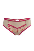 Flora - slip da donna brasiliano con ricami e profili