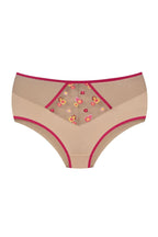 Flora - slip donna in tulle con ricamo floreale