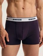 (free) boxer da uomo in cotone con elastico logato –