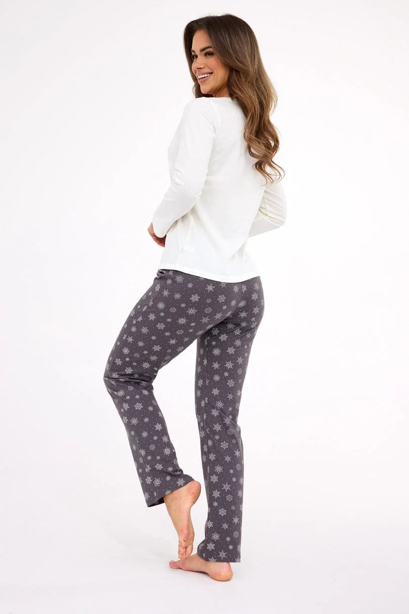Friends | pigiama da donna in cotone con pantaloni fantasia