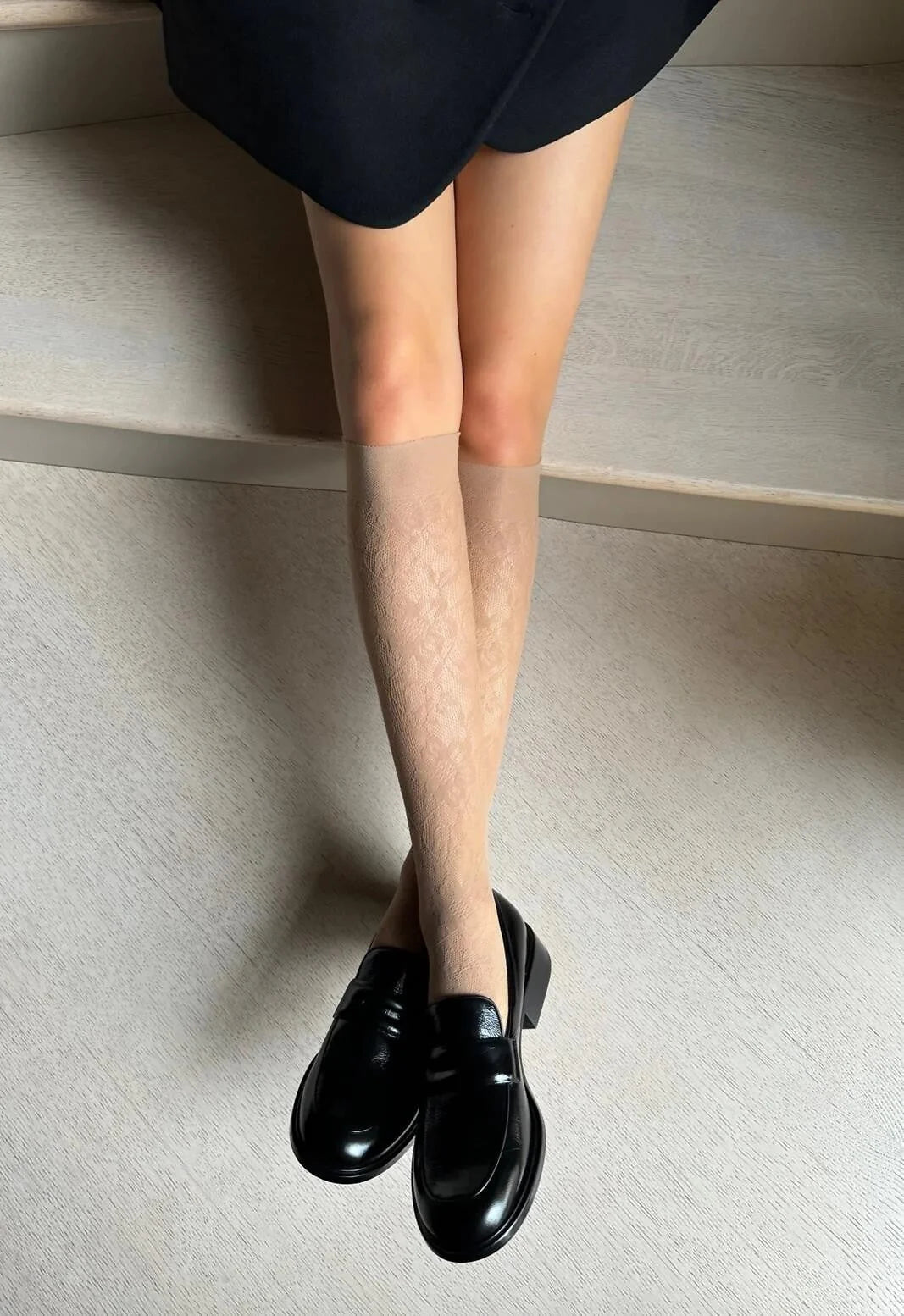 Bellarosa - gambaletti da donna in maglia traforata