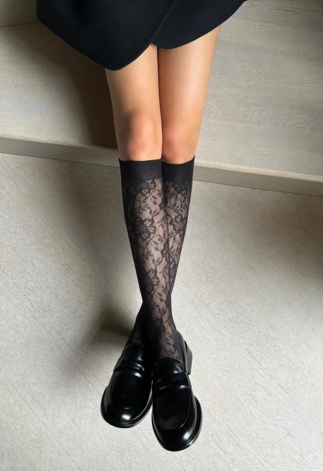 Bellarosa - gambaletti da donna in maglia traforata