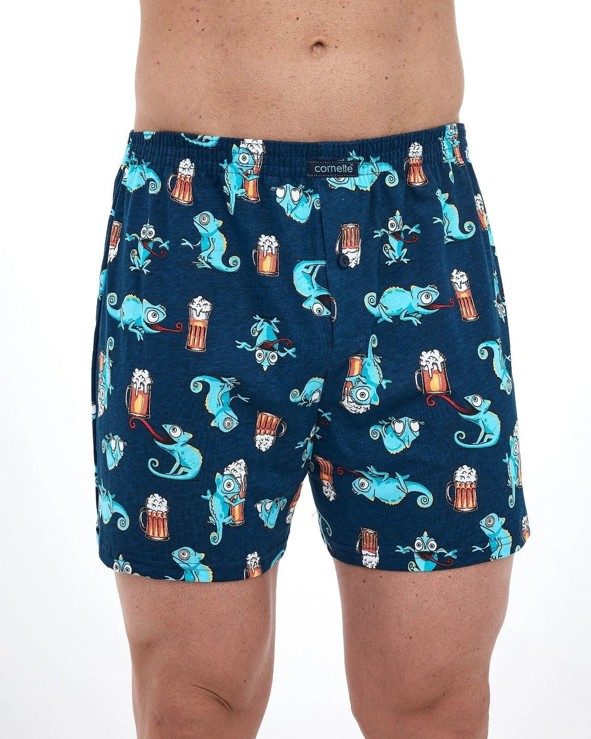 Gechi | boxer uomo ampio con bottoni - classic - 175