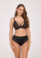 Greta - 2231 - reggiseno morbido black mesh – effetto