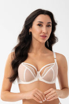 Ida - k900 - ecru - reggiseno morbido per seni medi grandi
