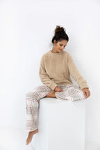 Joyce | pigiama donna caldo in flanella e soft fleece