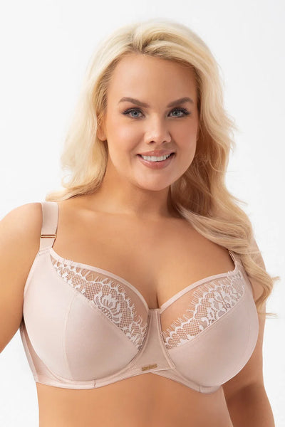 Evia - k937 - beige - reggiseno morbido per seni medi