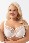 Evia - k937 - ecru - reggiseno morbido per seni medi grandi