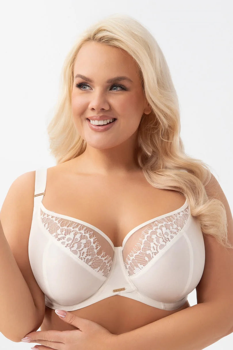 Evia - k937 - ecru - reggiseno morbido per seni medi grandi