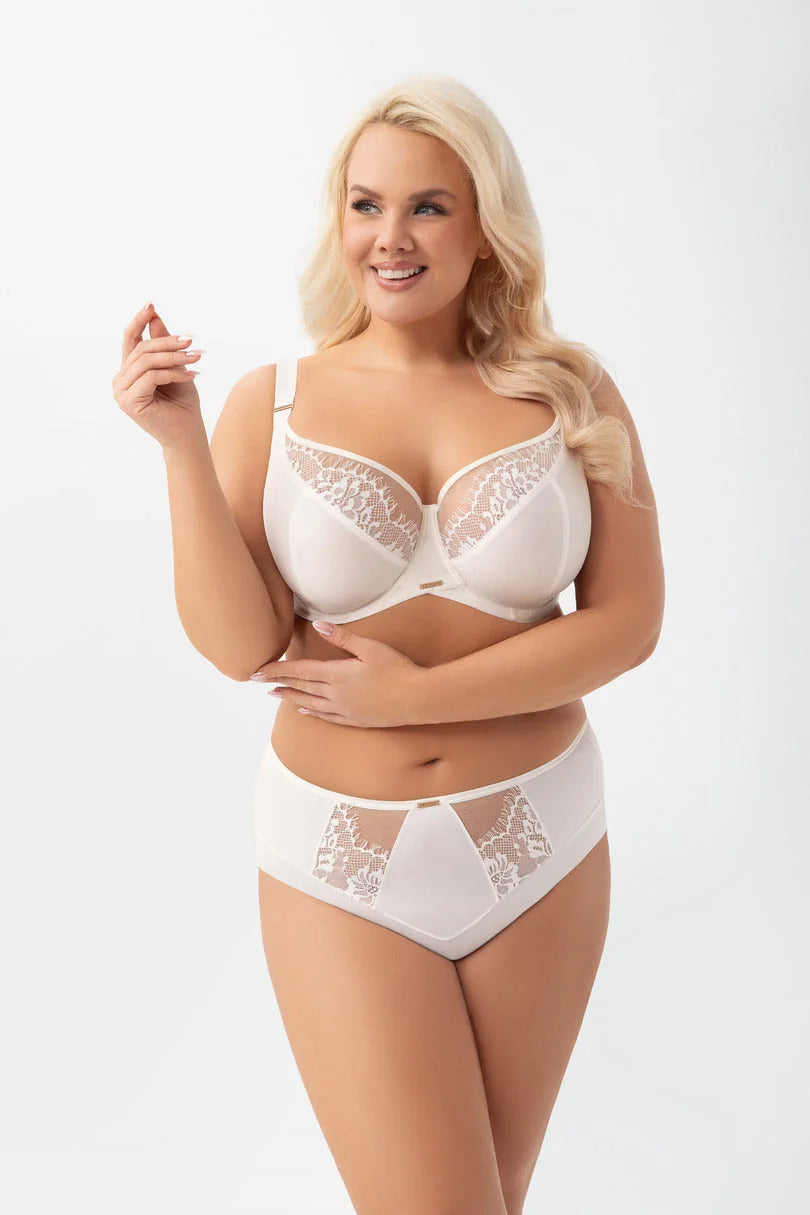 Evia - k937 - ecru - reggiseno morbido per seni medi grandi