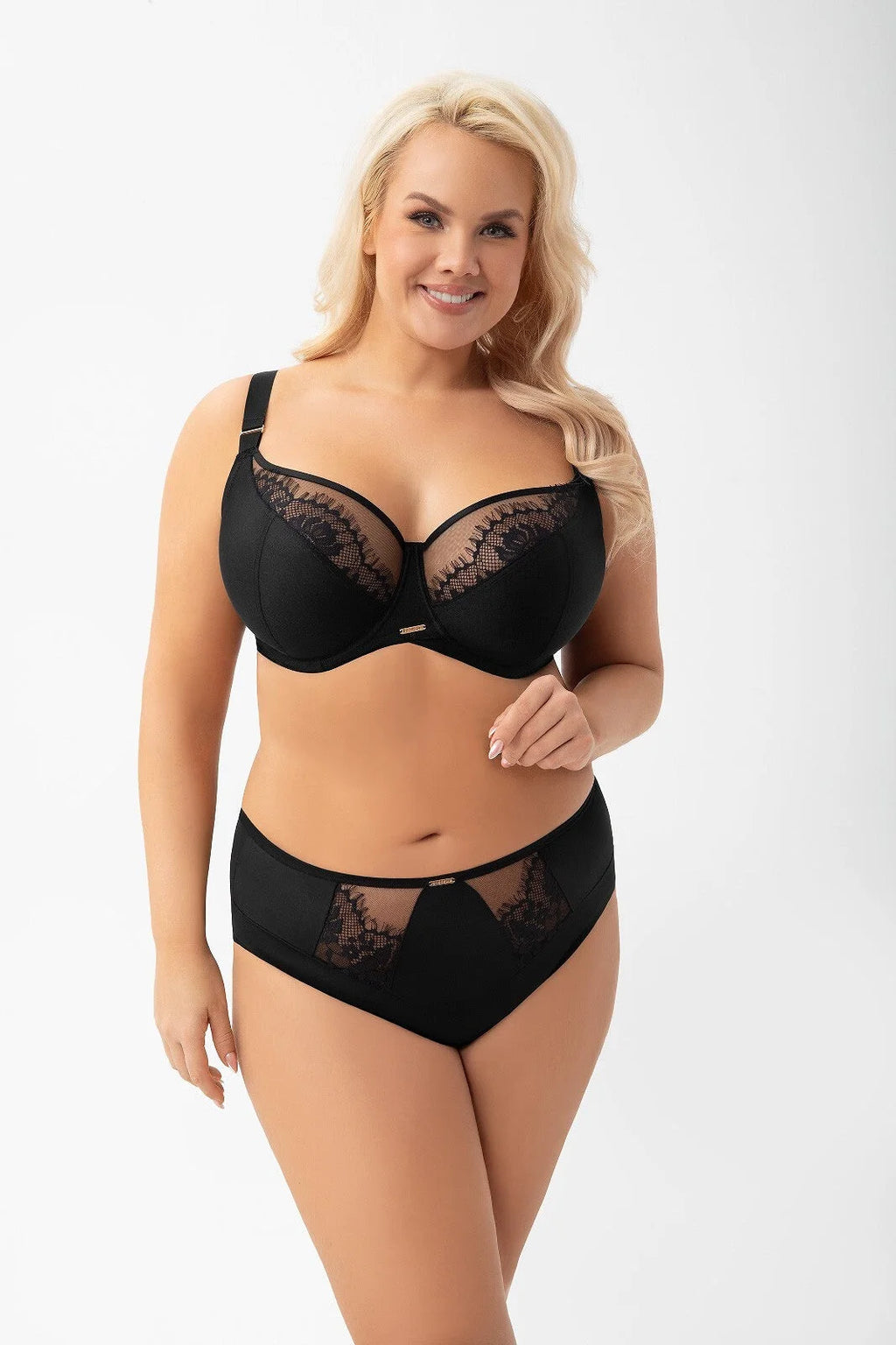 Evia - k937 - nero - reggiseno morbido per seni medi grandi