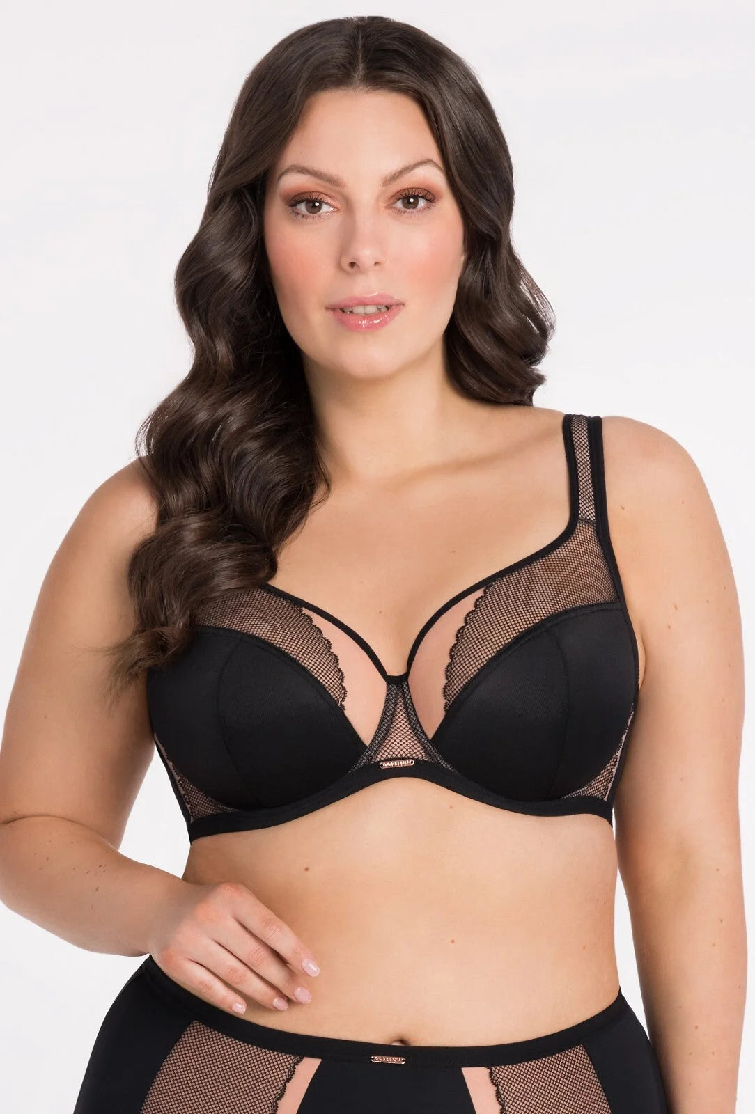 Luisse lux - k441/1 - nero - reggiseno morbido con ferretto