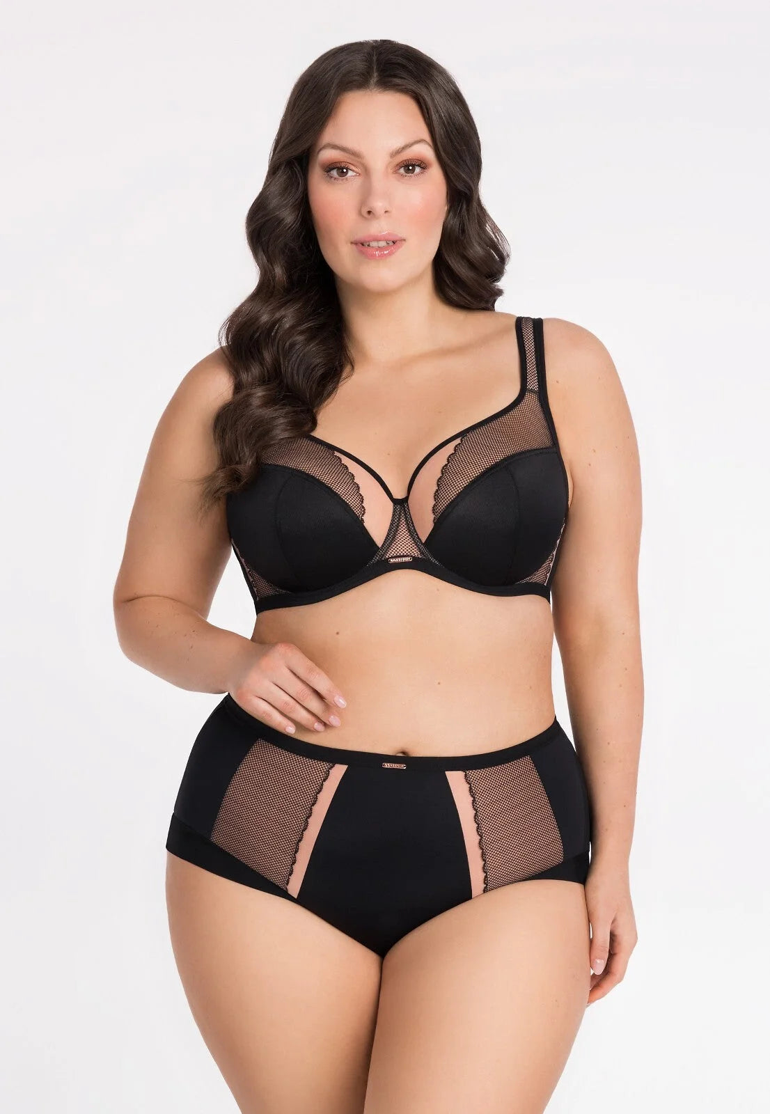 Luisse lux - k441/1 - nero - reggiseno morbido con ferretto