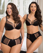 Luisse lux - k441/1 - nero - reggiseno morbido con ferretto