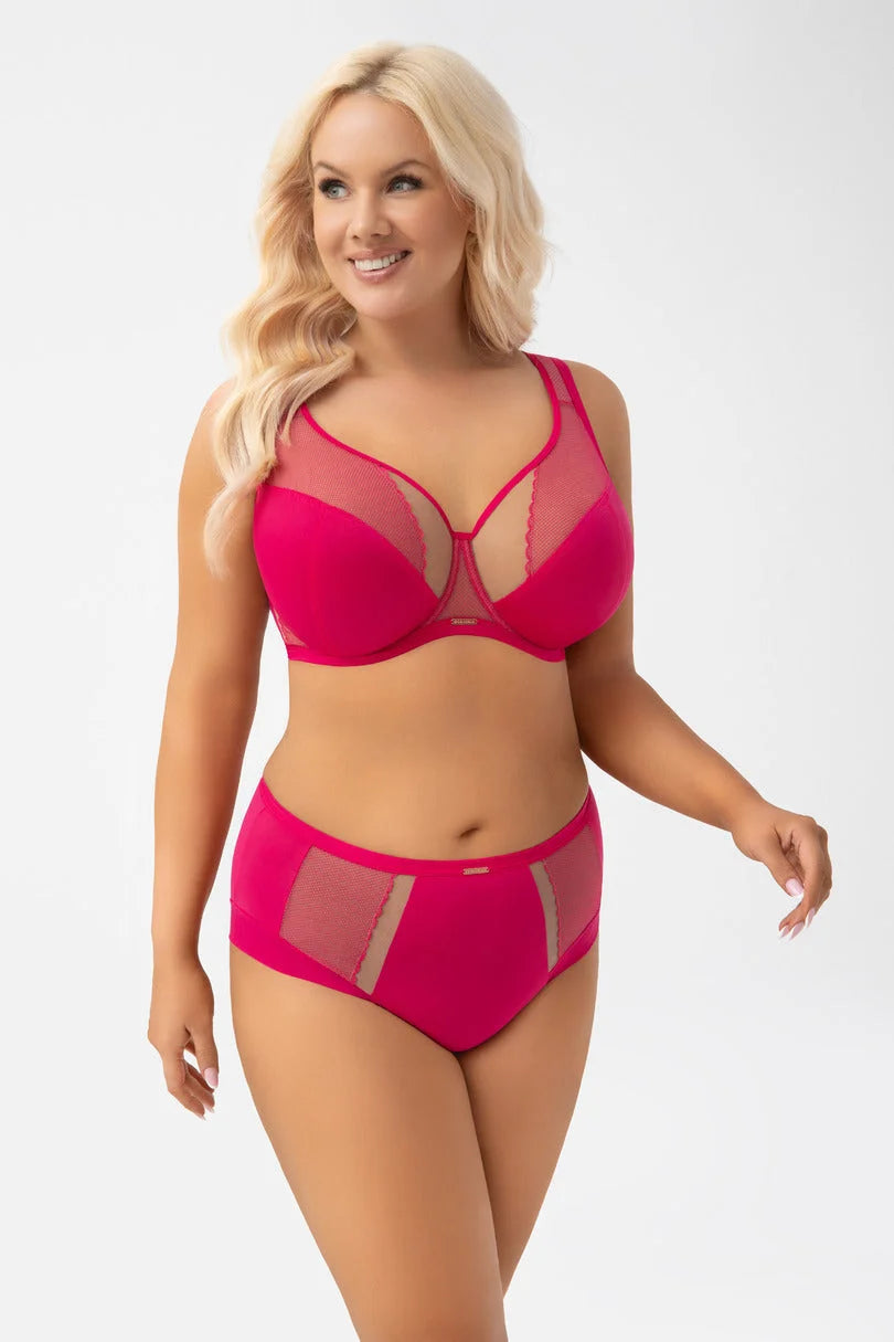 Luisse lux - k441/1 -lampone - reggiseno non imbottito