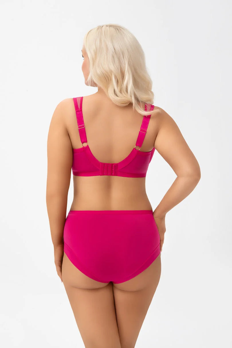 Luisse lux - k441/1 -lampone - reggiseno non imbottito