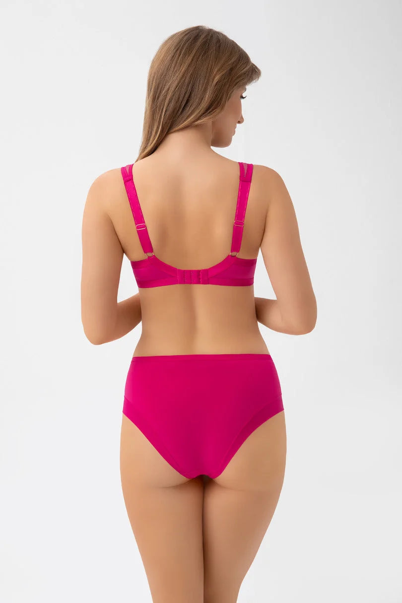 Luisse lux - k441/1 -lampone - reggiseno non imbottito