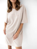 Lyanna - camicia da notte donna oversize con maniche