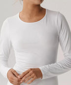 Blv-200 - maglia donna manica lunga in cotone elasticizzato