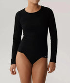 Blv-200 - maglia donna manica lunga in cotone elasticizzato