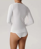 Blv-200 - maglia donna manica lunga in cotone elasticizzato
