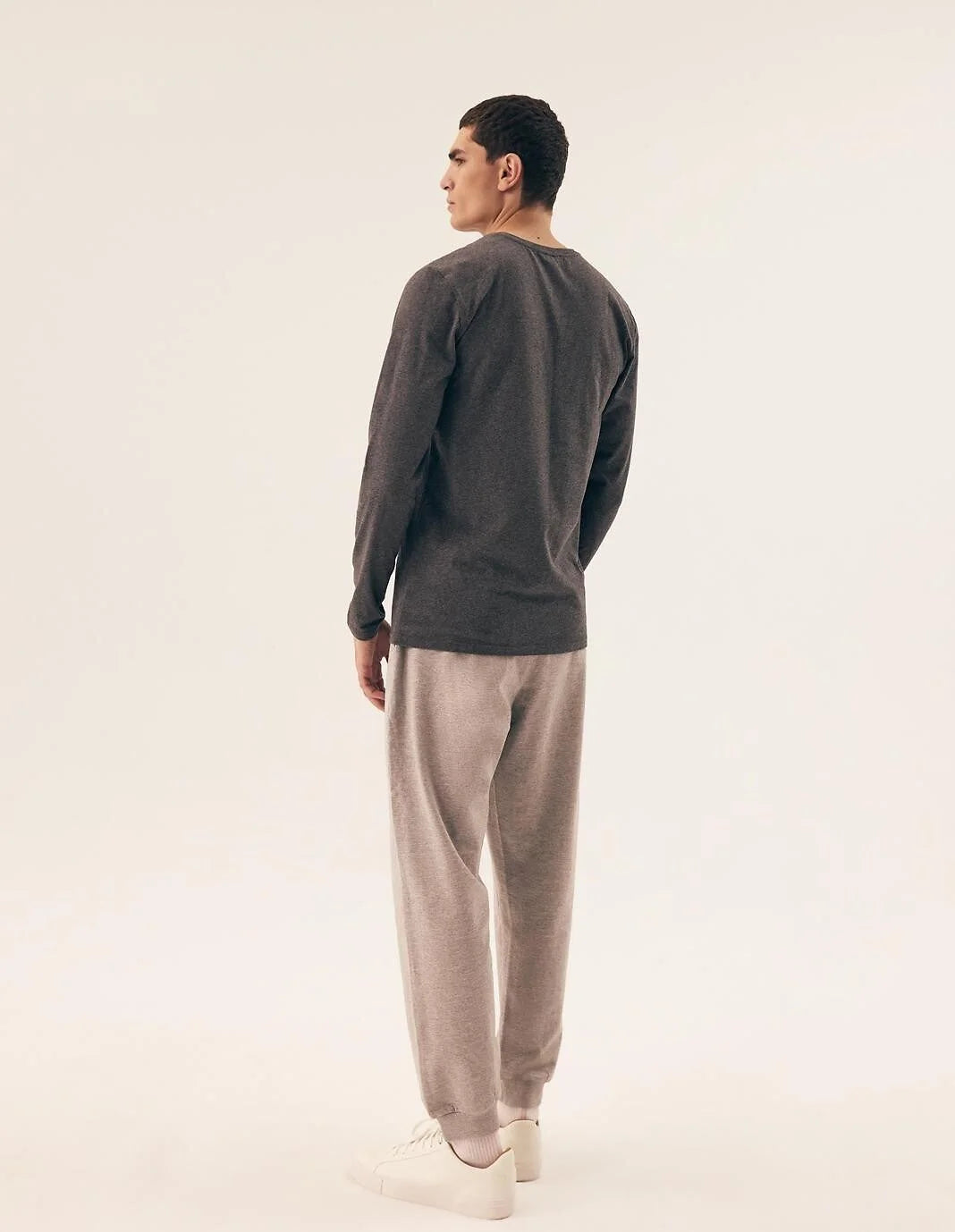 Maglia uomo a manica lunga in cotone - confezione da 2