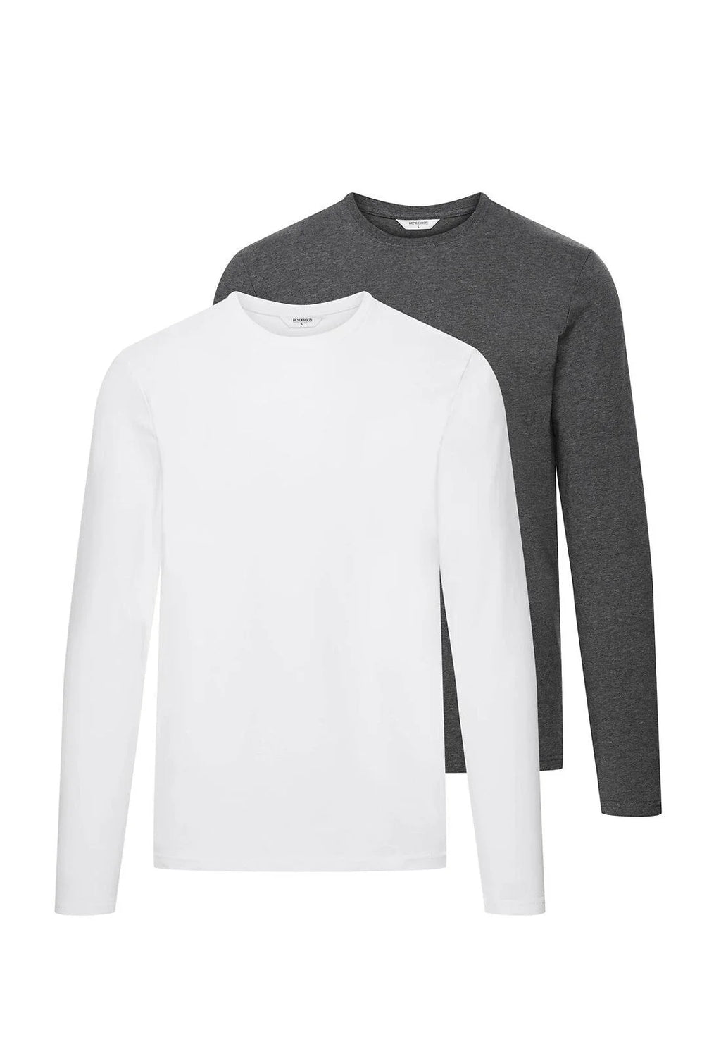Maglia uomo a manica lunga in cotone - confezione da 2