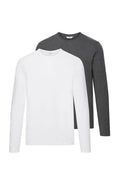 Maglia uomo a manica lunga in cotone - confezione da 2