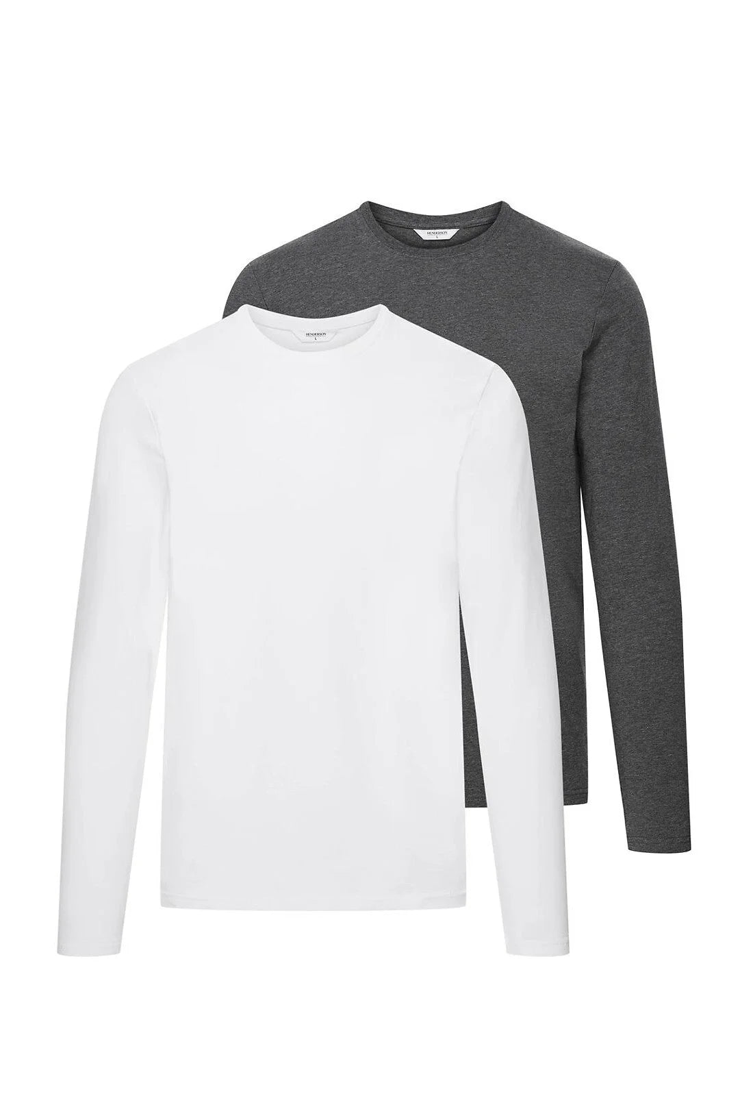 Maglia uomo a manica lunga in cotone - confezione da 2