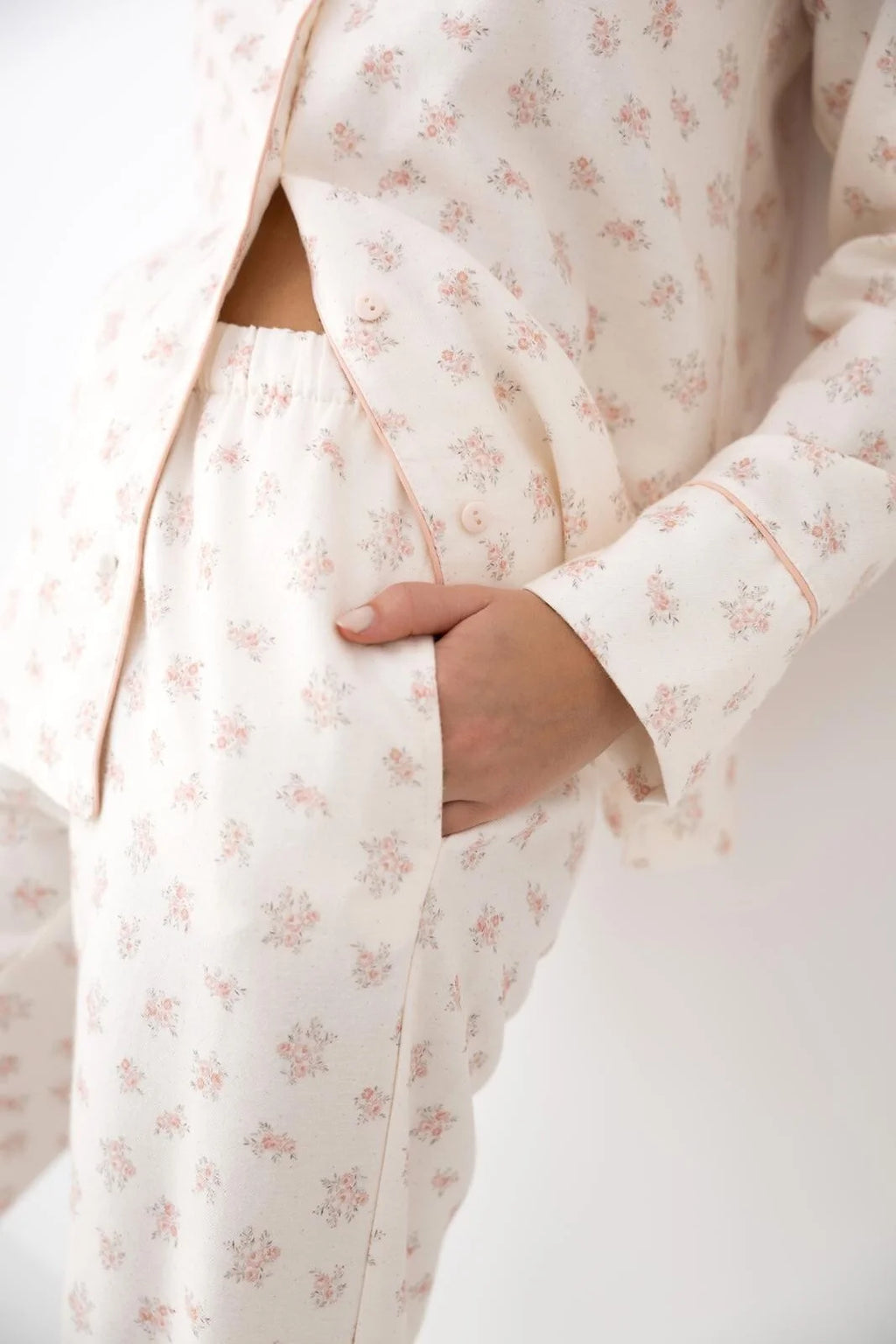 Marielle - pigiama da donna in viscosa e cotone a micro