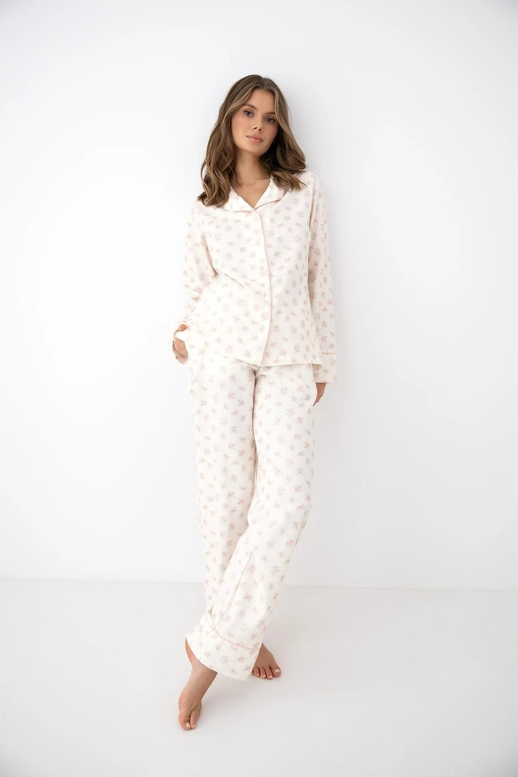 Marielle - pigiama da donna in viscosa e cotone a micro