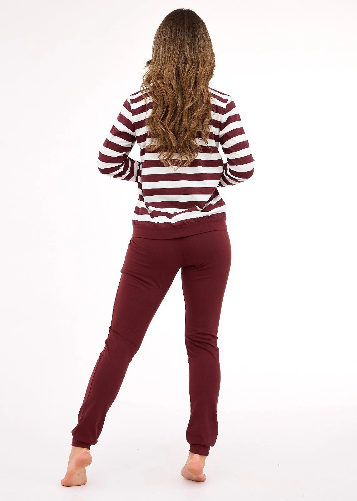 Molly | pigiama da donna in cotone a righe - 635/468
