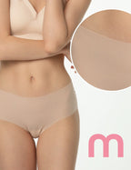 Mousse maxi - slip da donna a vita alta in microfibra