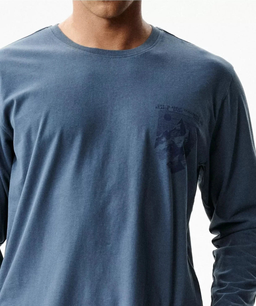 Nmp-410 - pigiama lungo uomo puro cotone
