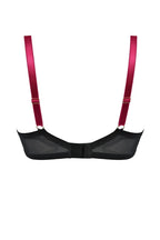 Orchid - reggiseno n tulle trasparente con ricamo floreale