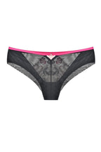 Orchid - slip brasiliano da donna in tulle ricamato