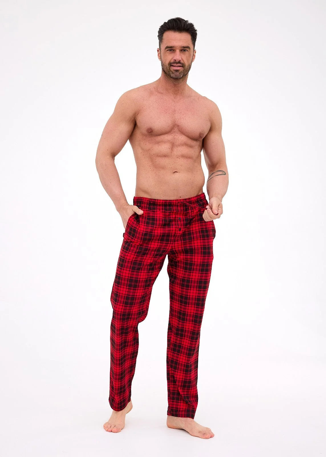 Pantaloni pigiama da uomo - 100% cotone - 691/60
